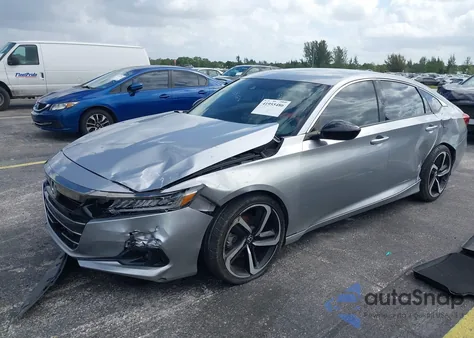 2021 Honda Accord Sport Special Edition из США, поврежденный, VIN 1HGCV1F40MA043950